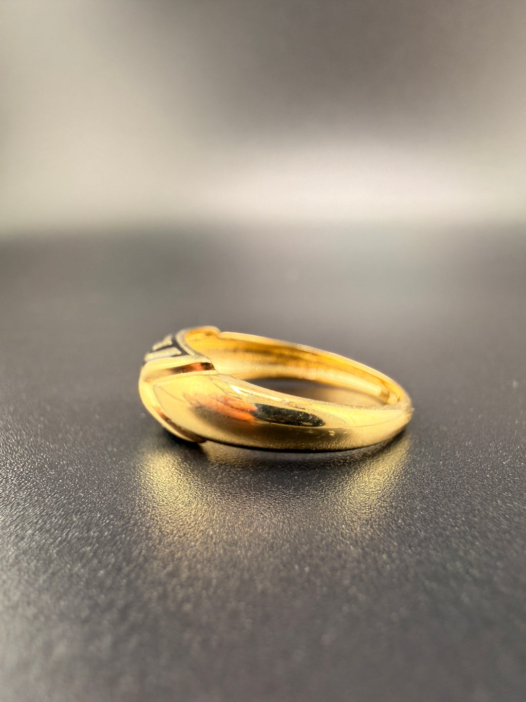 10K Gold Greek Style Women’s Ring – Size 9 | 2.8g Solid Gold Designer Ring | Wholesale Price Jewelry