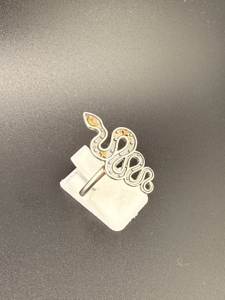 Sterling Silver Snake Ring – 3.36 Grams - 7
