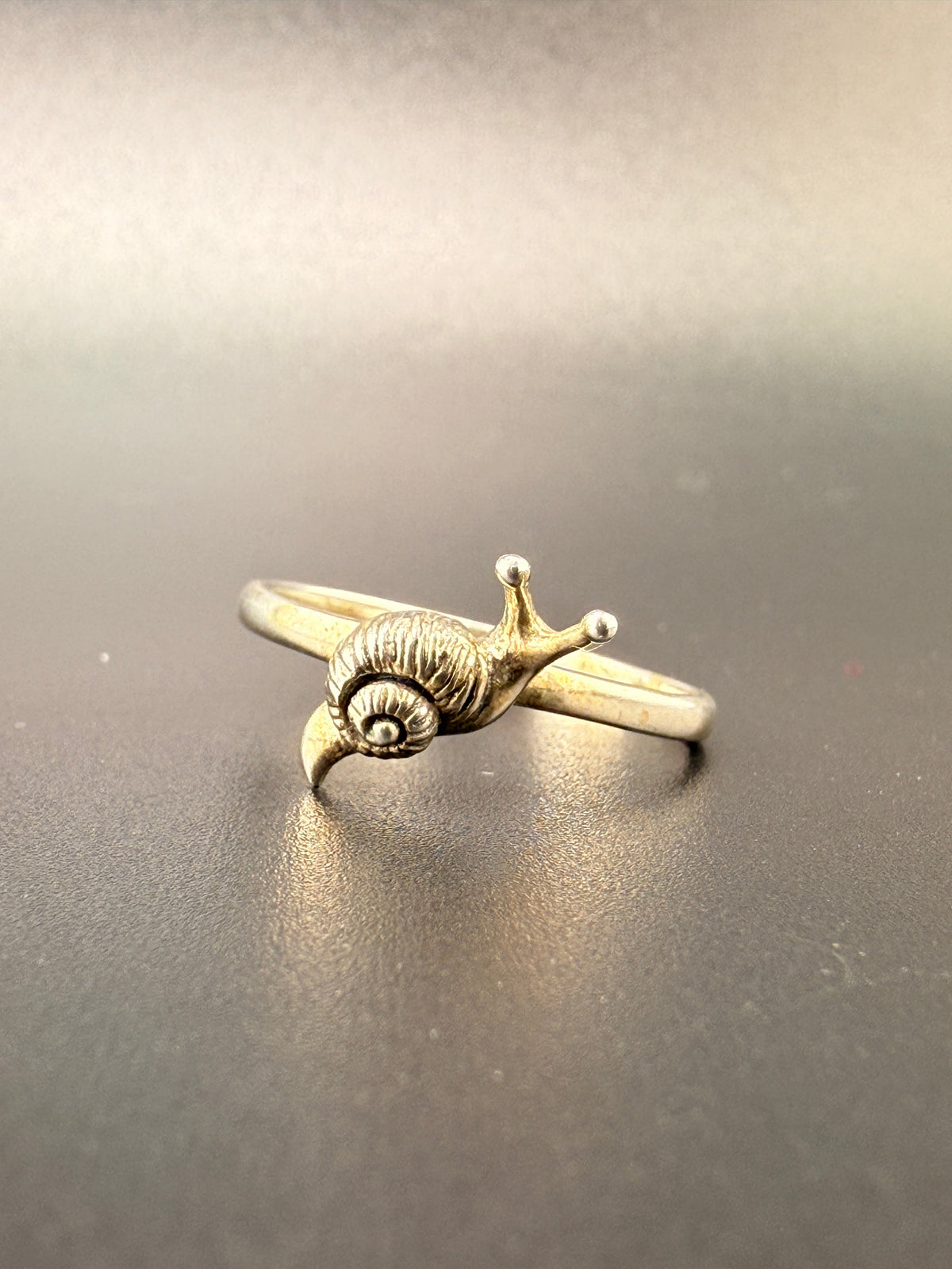 Sterling Silver Snail Ring