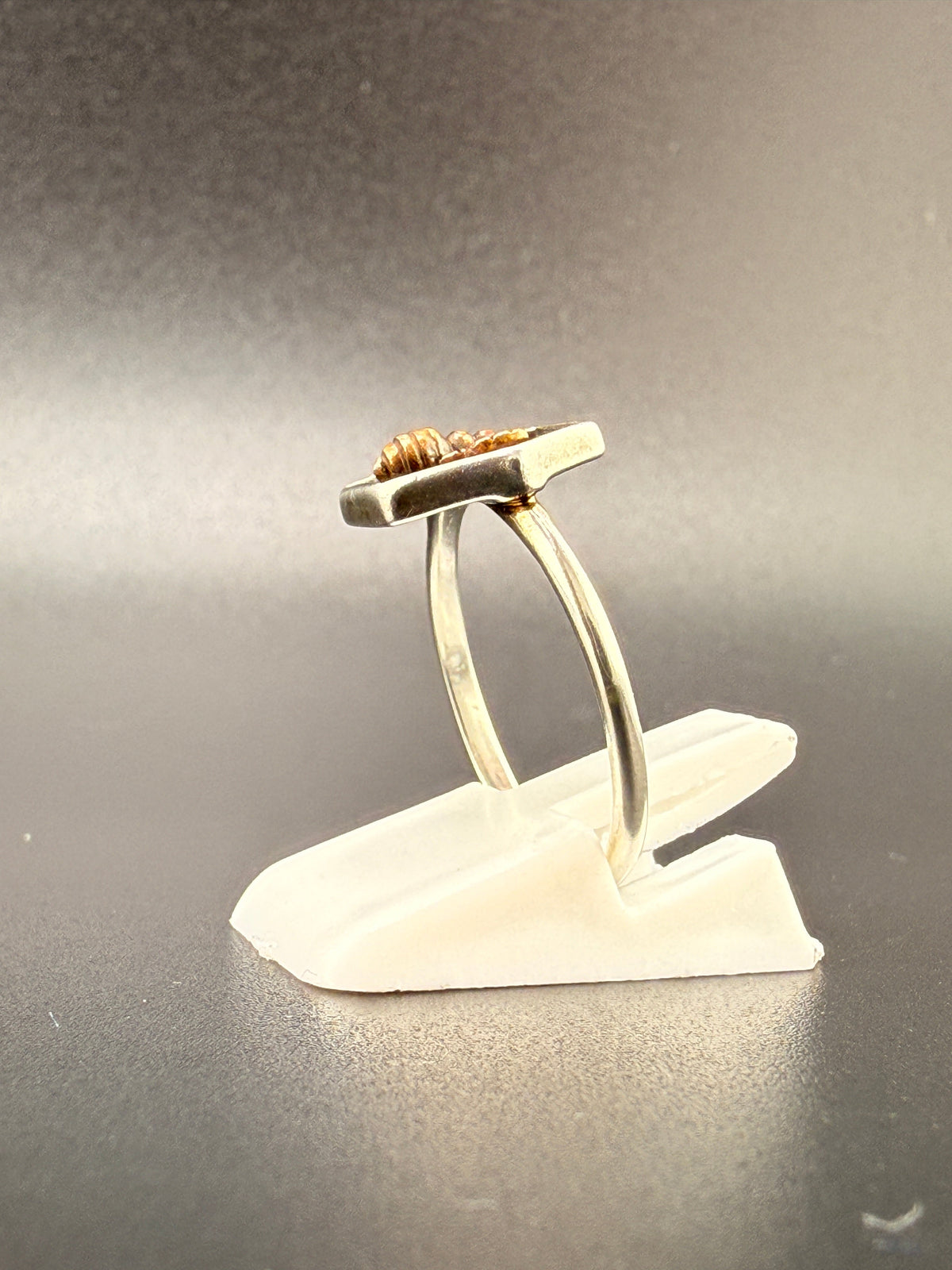 Sterling Silver Honey Bee Ring - 8.25