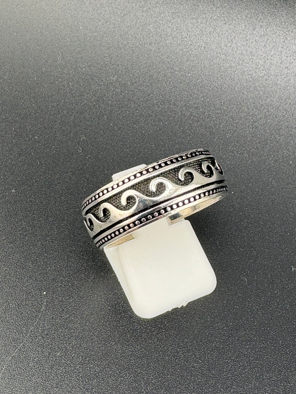.925 Sterling Silver Tidal Wave Band – Size 11 – 7.1g