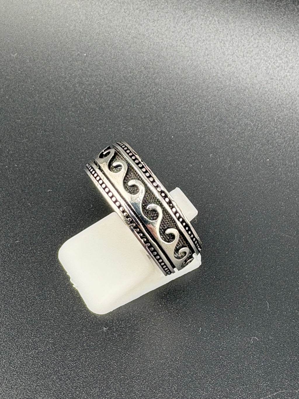 .925 Sterling Silver Tidal Wave Band – Size 11 – 7.1g