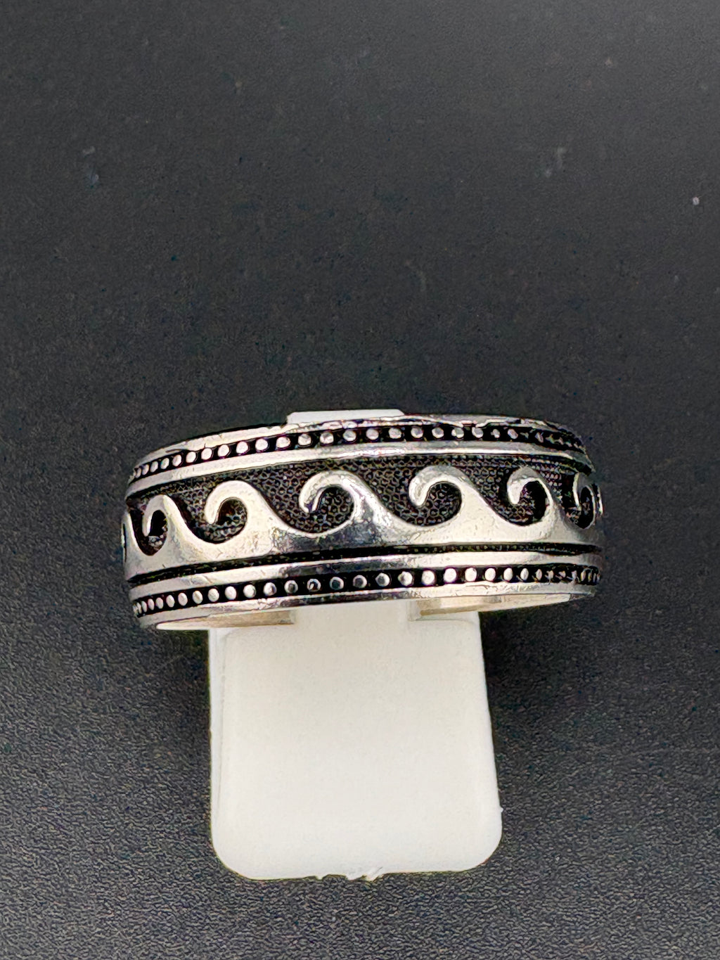 .925 Sterling Silver Tidal Wave Band – Size 11 – 7.1g