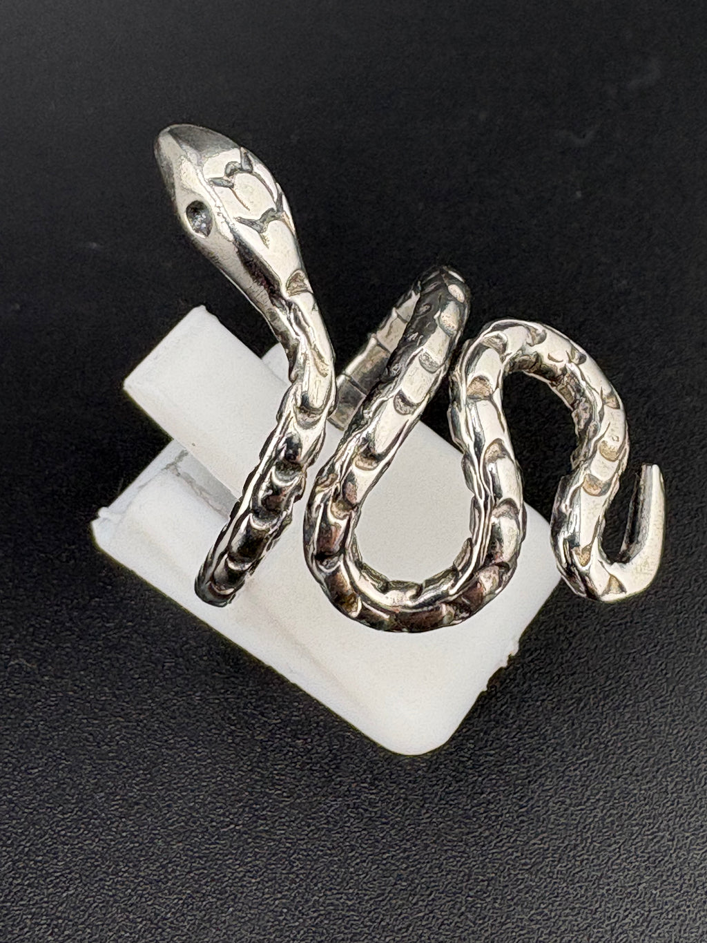 .925 Sterling Silver Snake Wrap Ring – 5.25g