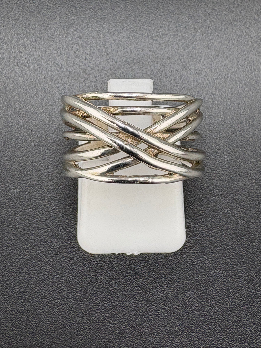 .925 Sterling Silver Woven Ring – 4.45g