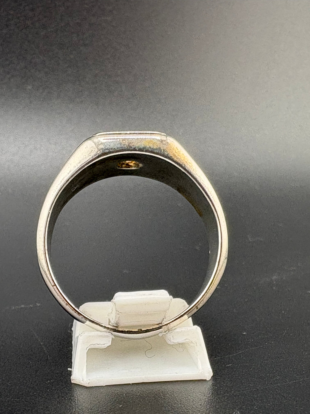 .925 Sterling Silver CZ Diamond Woven Ring – 8.8g – Size 11