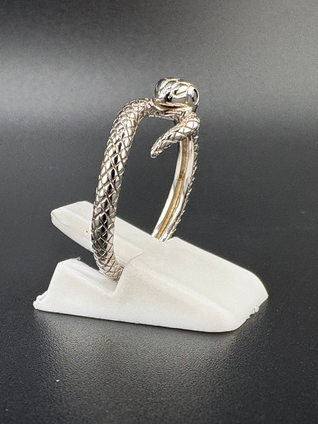 .925 Sterling Silver Snake Wrap Ring – 2.47g – Size 7