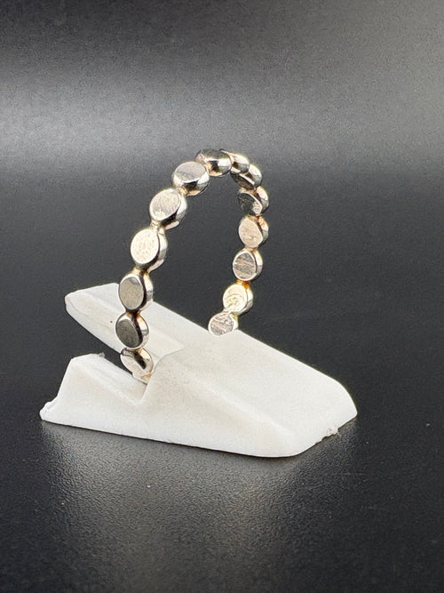.925 Sterling Silver Dainty Circle Ring – 1.87g