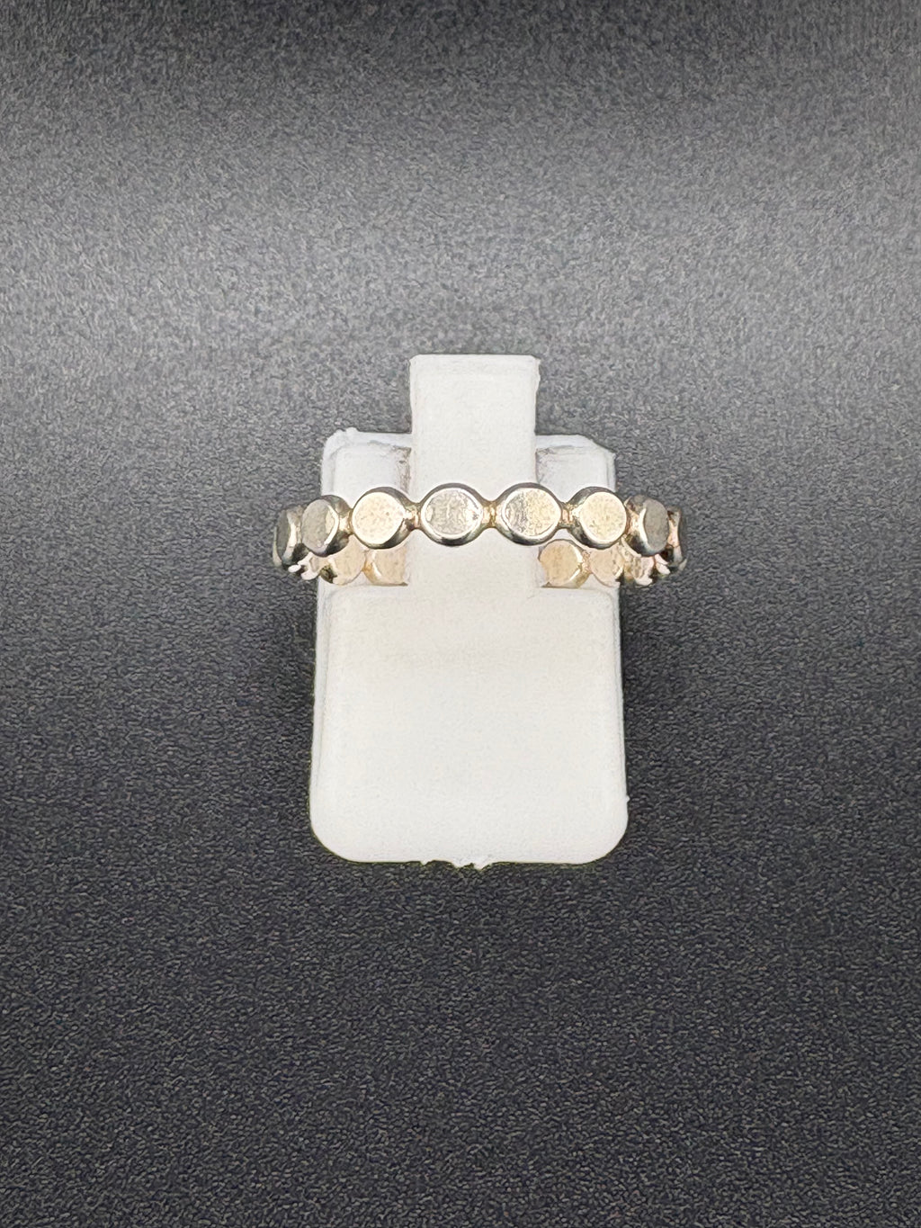 .925 Sterling Silver Dainty Circle Ring – 1.87g