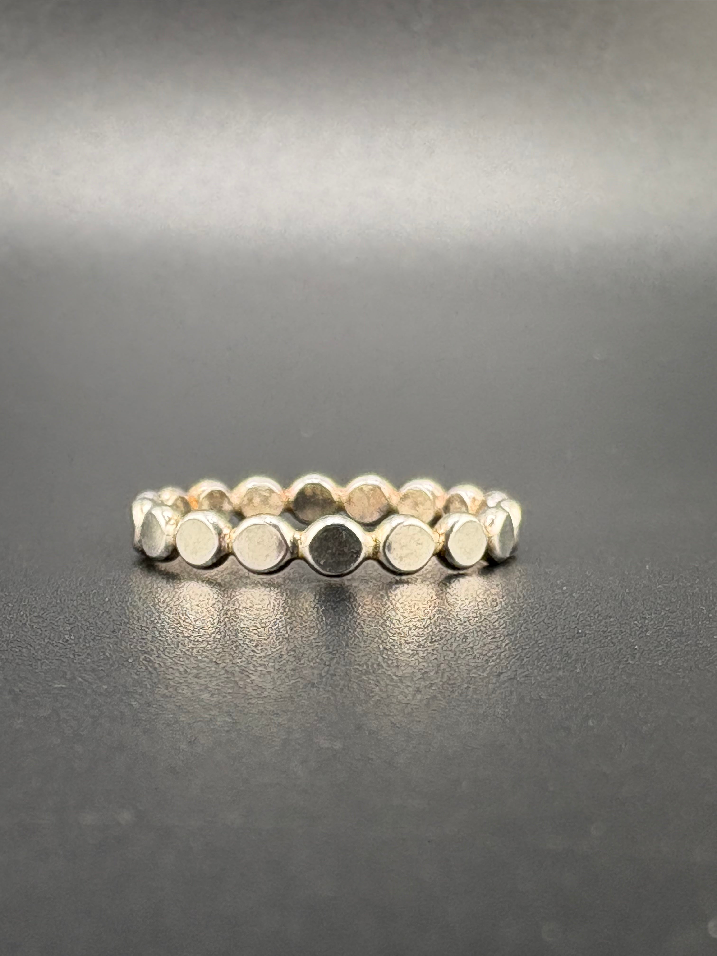 .925 Sterling Silver Dainty Circle Ring – 1.87g