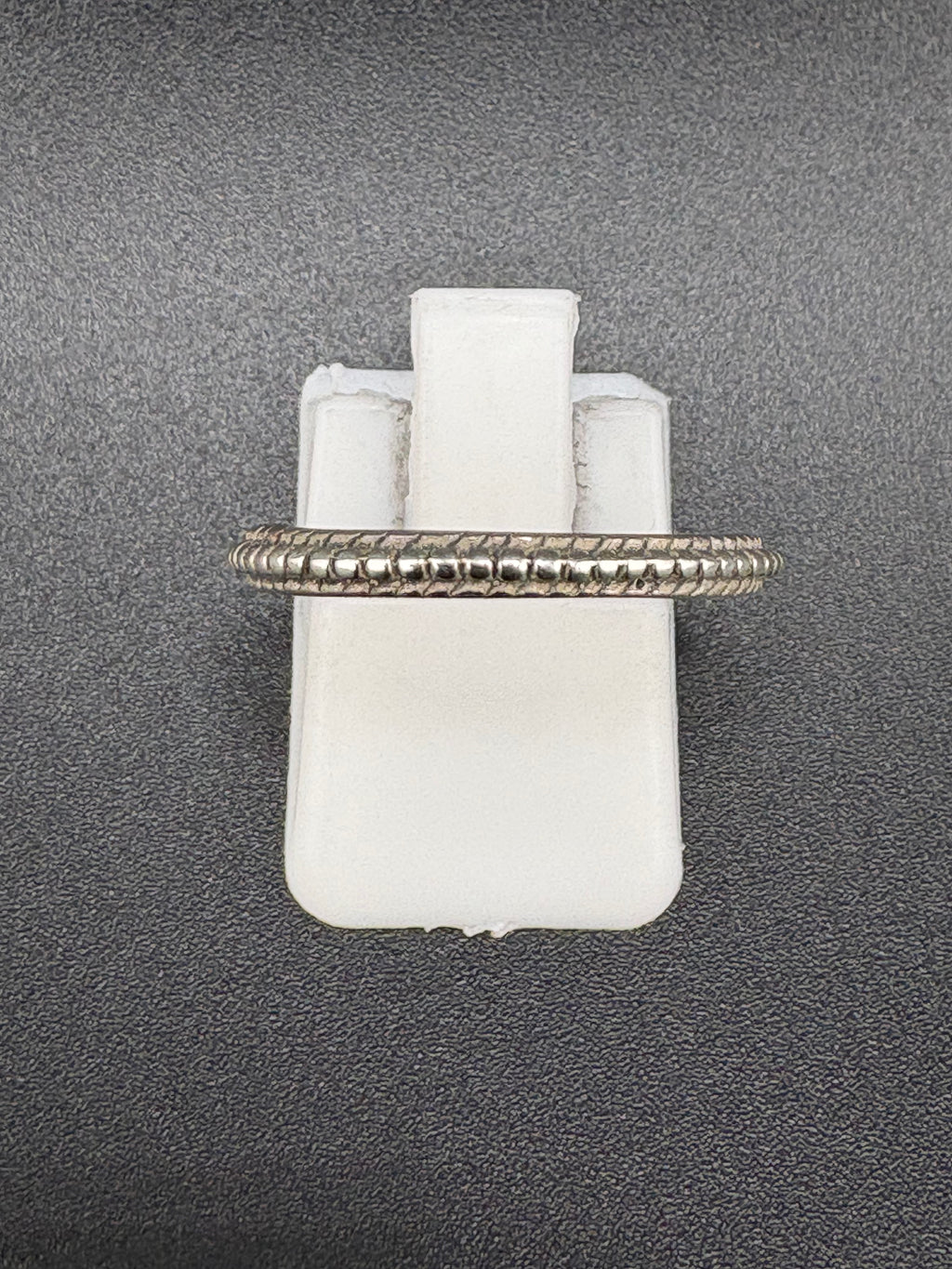 .925 Sterling Silver Textured Dainty Ring – 1.11g