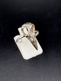 .925 Sterling Silver Crow Skull Ring – 2g