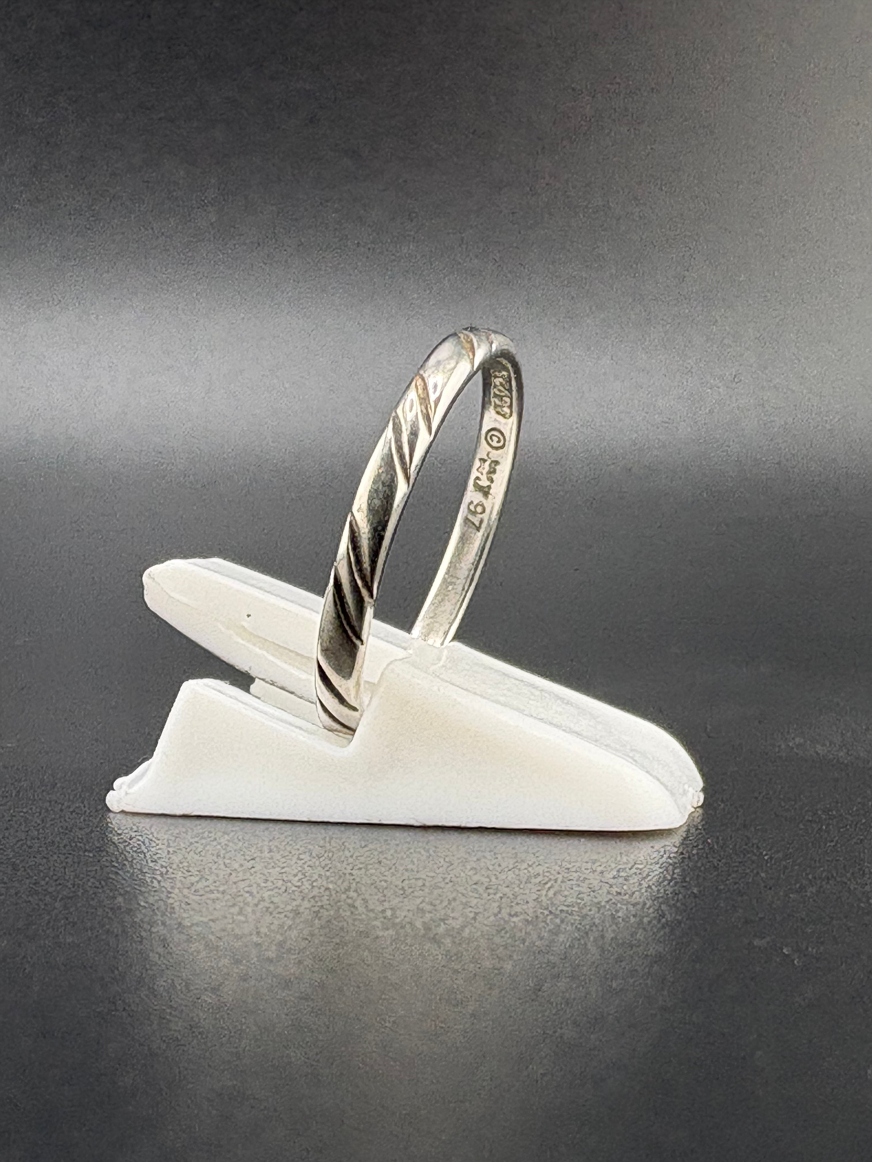 .925 Sterling Silver Textured Band Ring – 1.1g