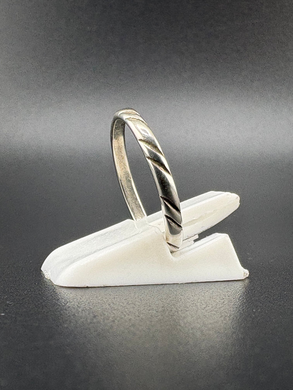 .925 Sterling Silver Textured Band Ring – 1.1g