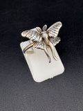 .925 Sterling Silver Moth Ring – 4.71g – Size 5