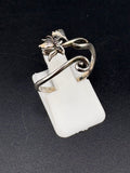 .925 Sterling Silver Lotus Flower Ring – 3.21g – Size 7.5 Adjustable
