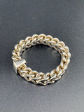 .925 Sterling Silver Chain Link Ring – 6.6g