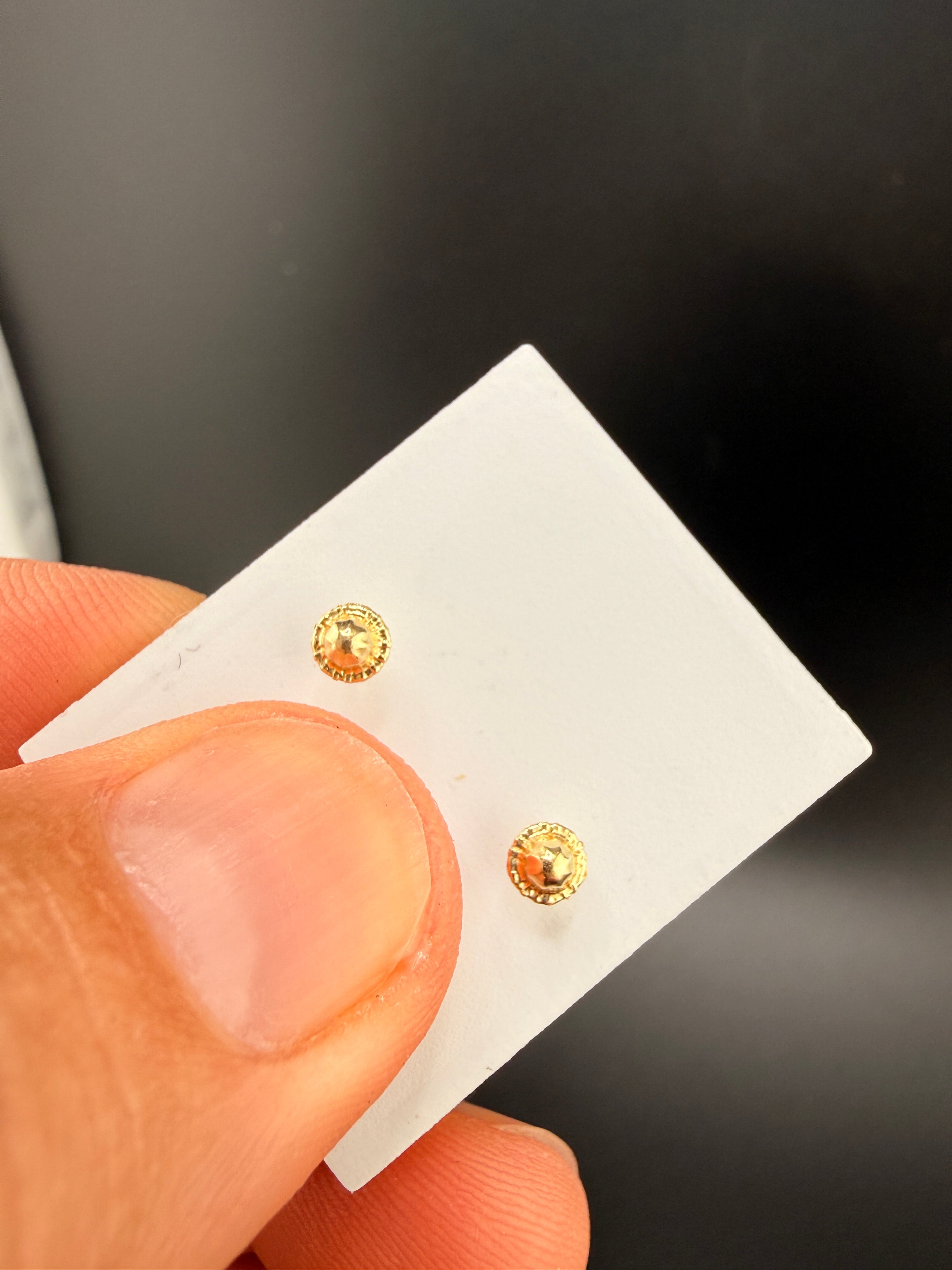 14K Solid Gold Seahorse Earrings – Unique Nautical Gold Stud Earrings | Wholesale Price Jewelry