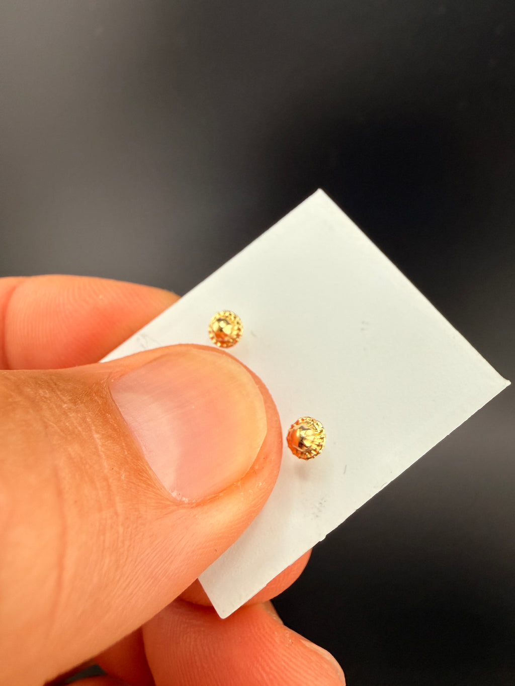 14K Gold Diamond Heart Earrings – Real Gold Romantic Stud Earrings | Wholesale Price Jewelry