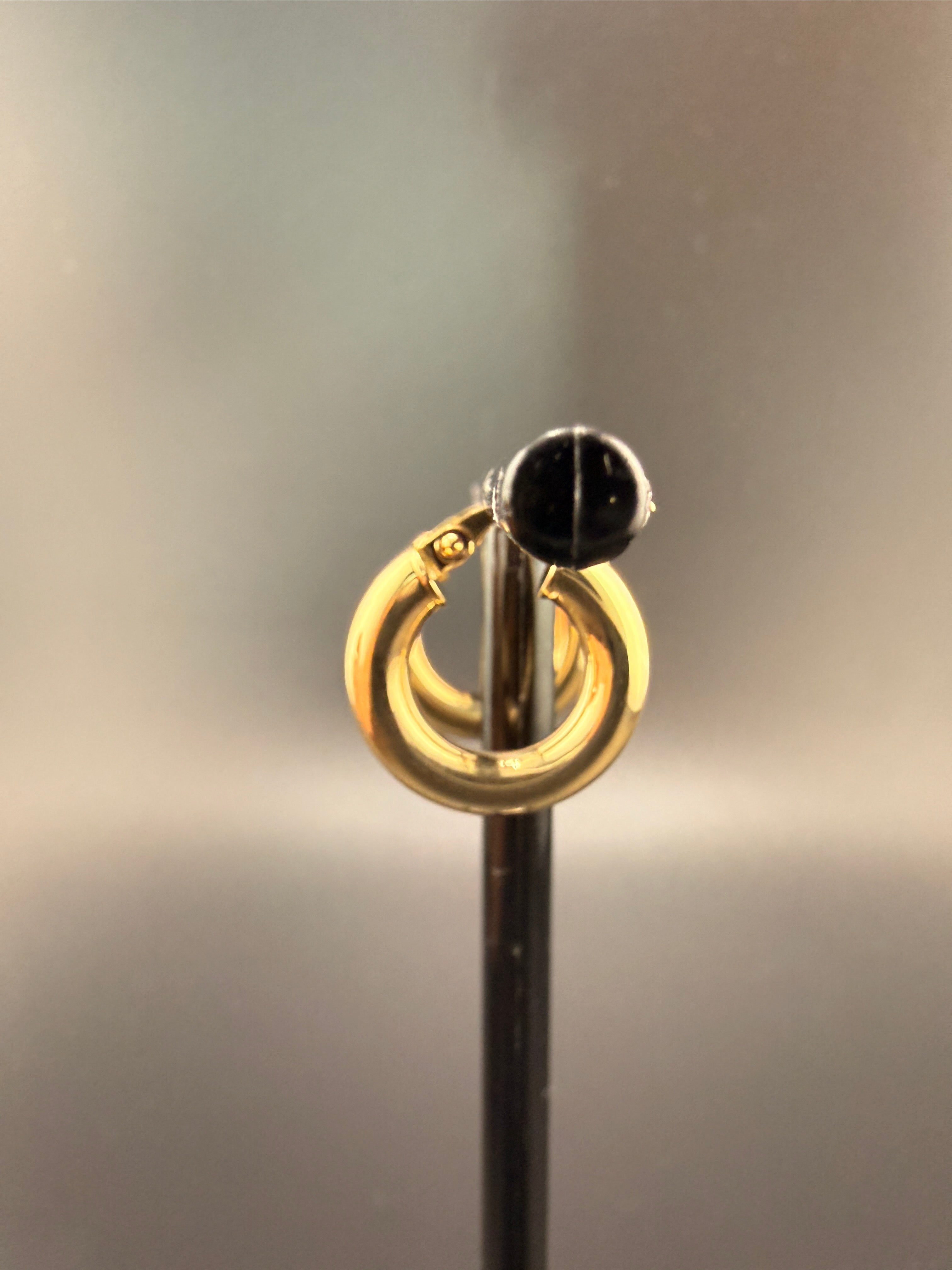 14K Solid Gold Hoop Earrings – 1.90 Grams Real Gold Hoops | Wholesale Jewelry Price