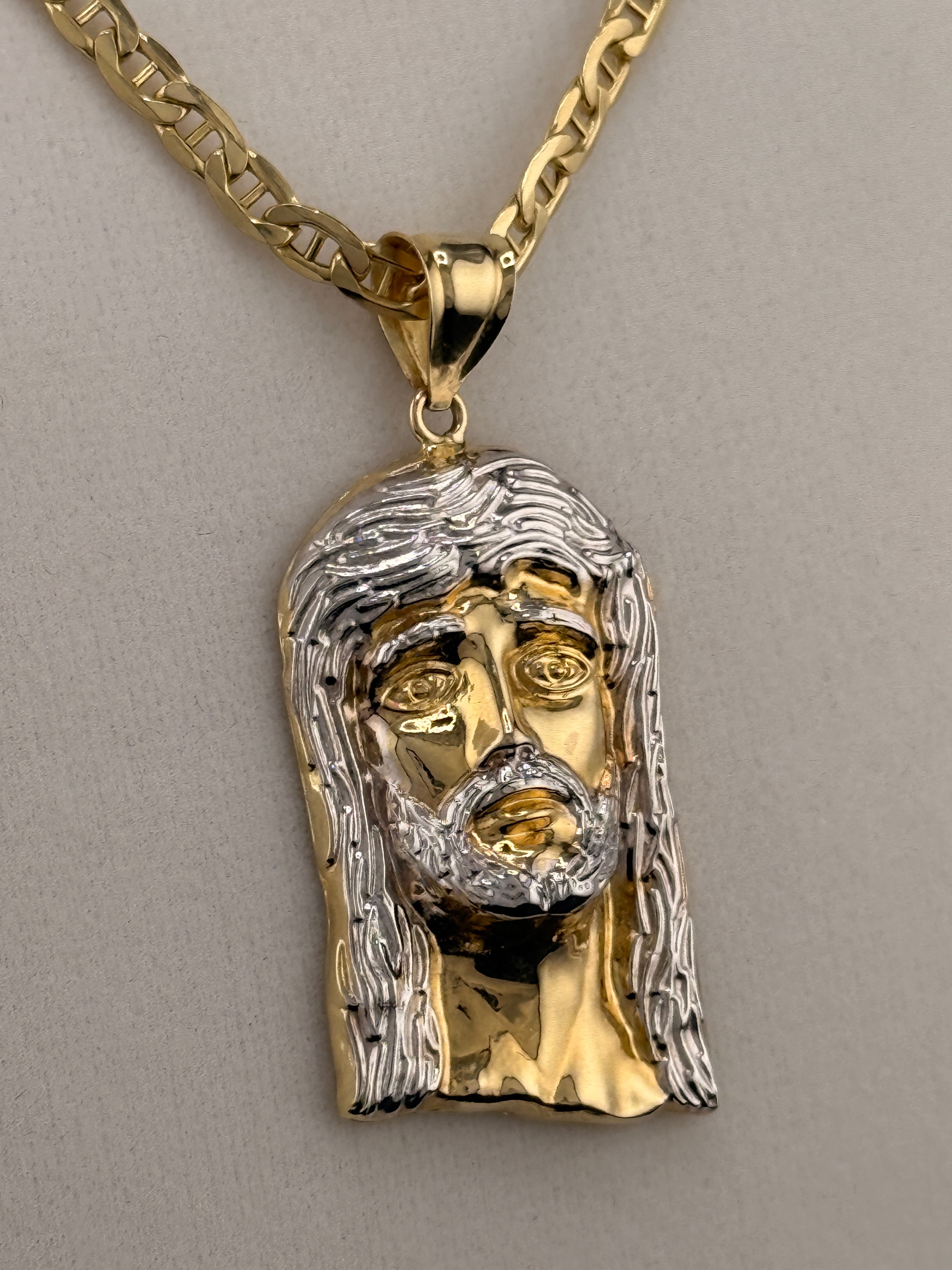 14K Gold Jesus Pendant – 4.61g Solid Gold Religious Charm | Wholesale Price Luxury Pendant | Jewelry Connect