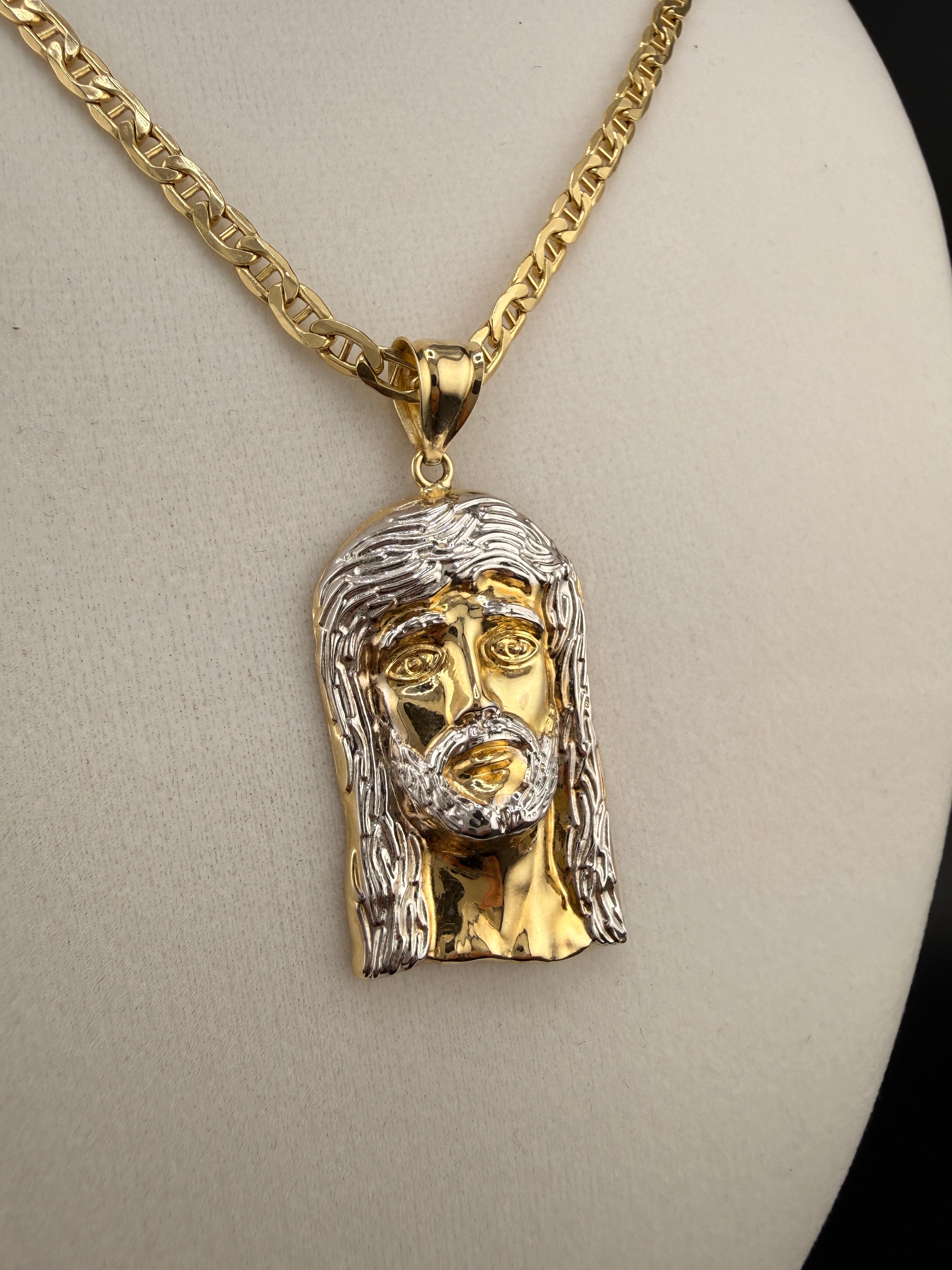 14K Gold Jesus Pendant – 4.61g Solid Gold Religious Charm | Wholesale Price Luxury Pendant | Jewelry Connect