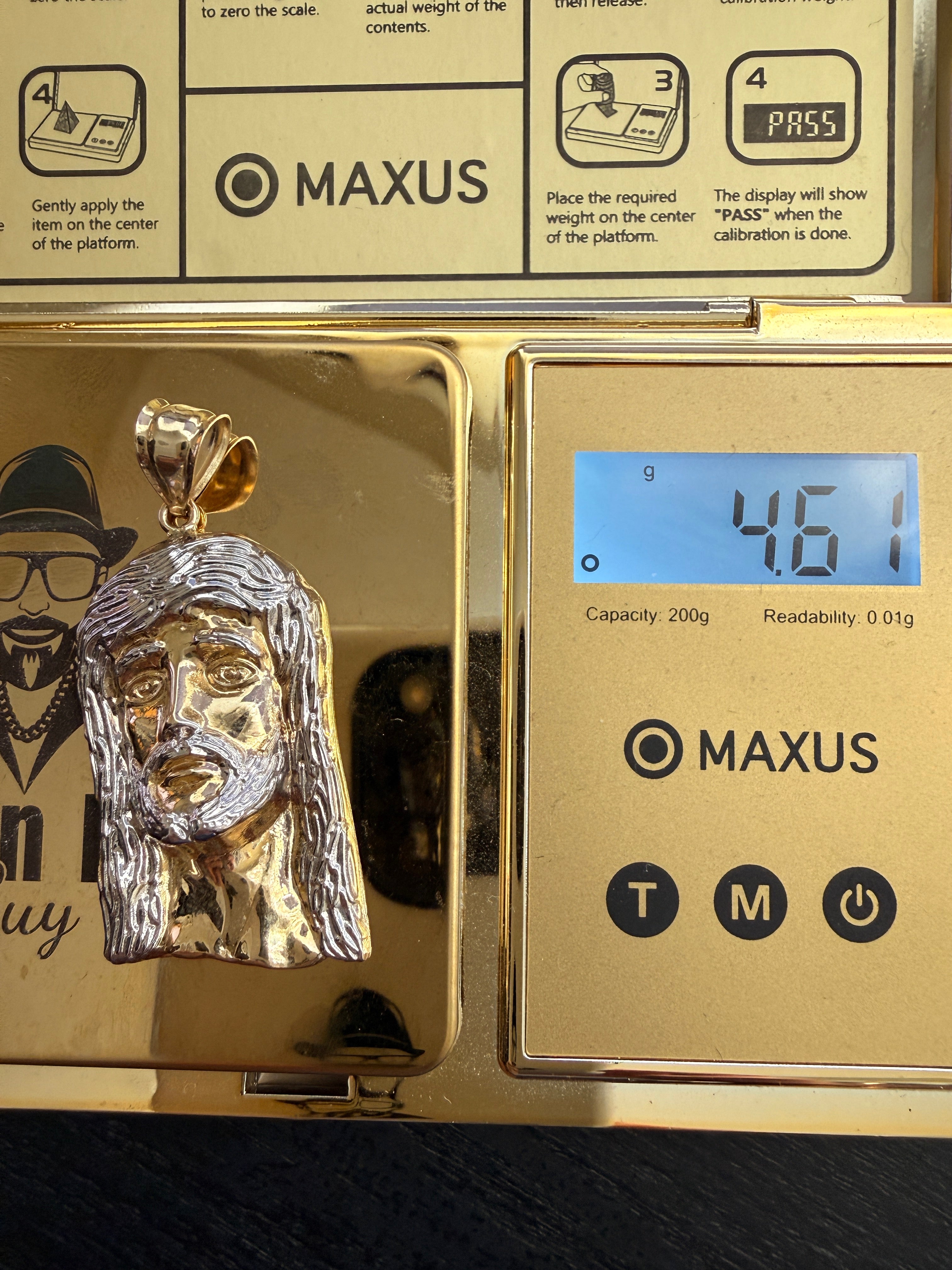 14K Gold Jesus Pendant – 4.61g Solid Gold Religious Charm | Wholesale Price Luxury Pendant | Jewelry Connect