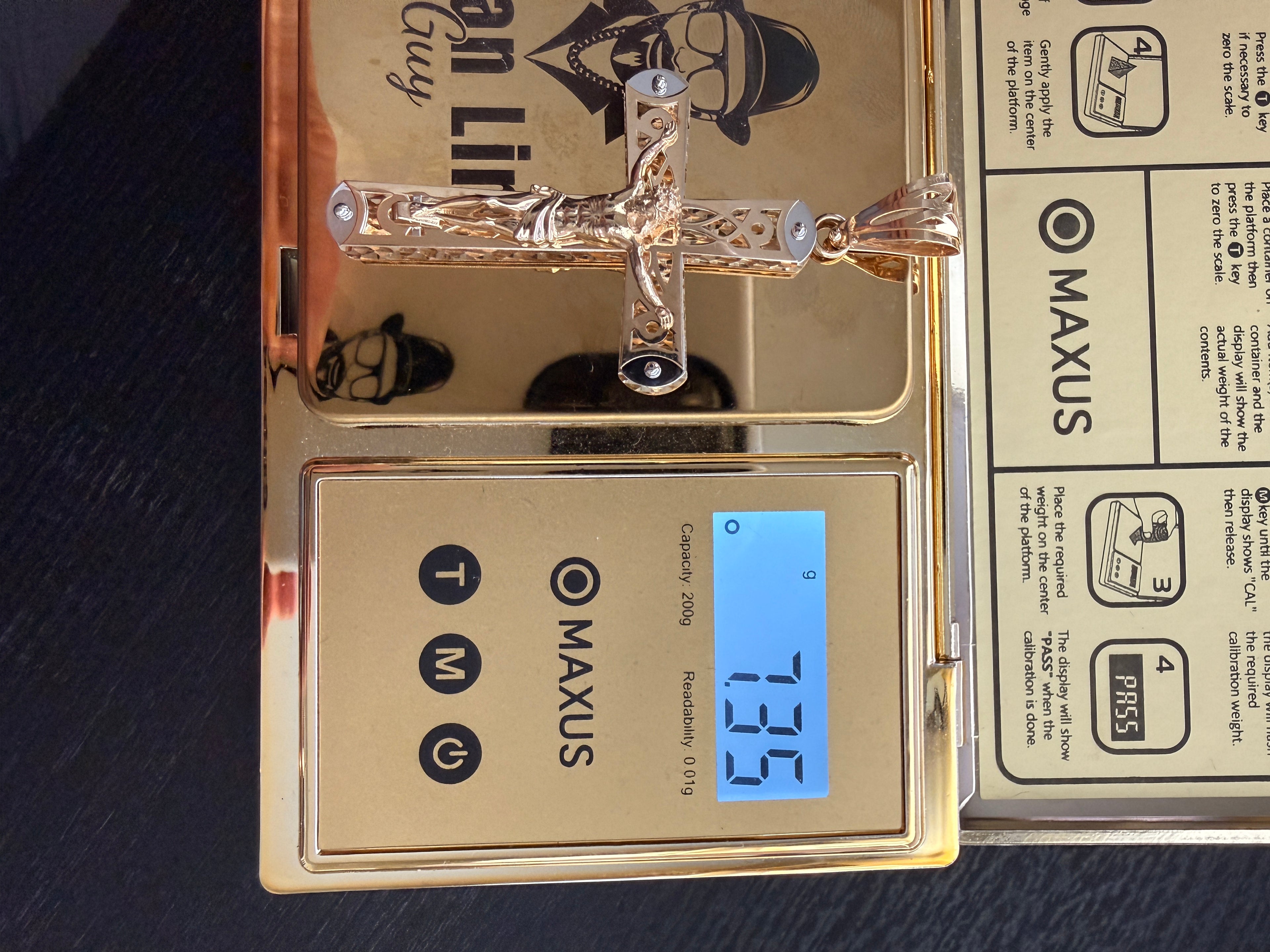 14K Gold Jesus on the Cross Pendant – 7.34 Grams Solid Gold Crucifix | Jewelry Connect