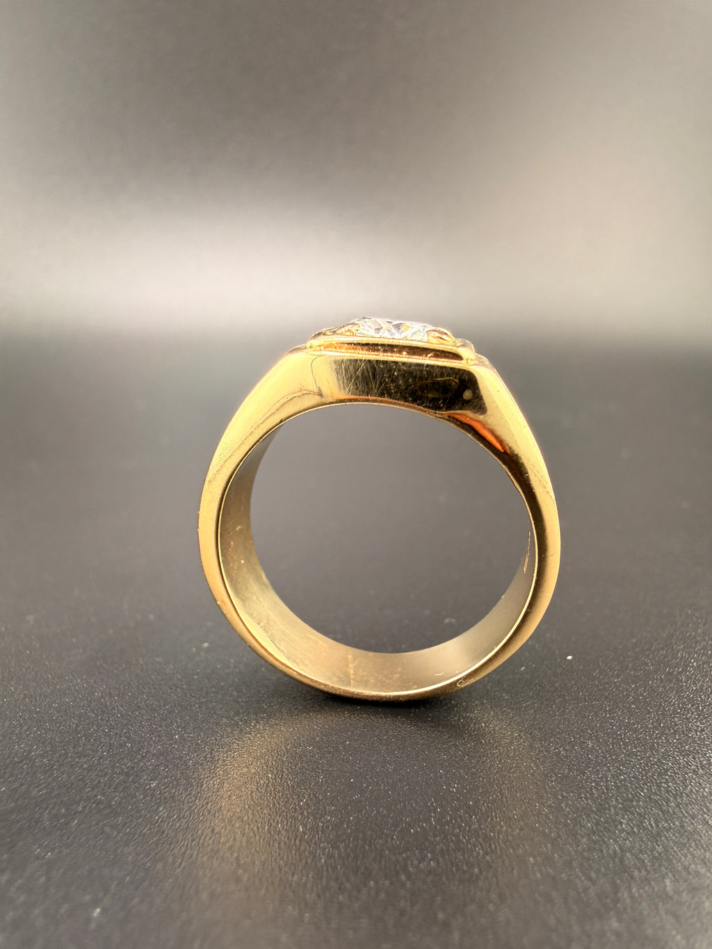 Solid 14K Gold  Men's Ring| 10 Grams | Size 9.5 | Luxury Men's Statement Ring