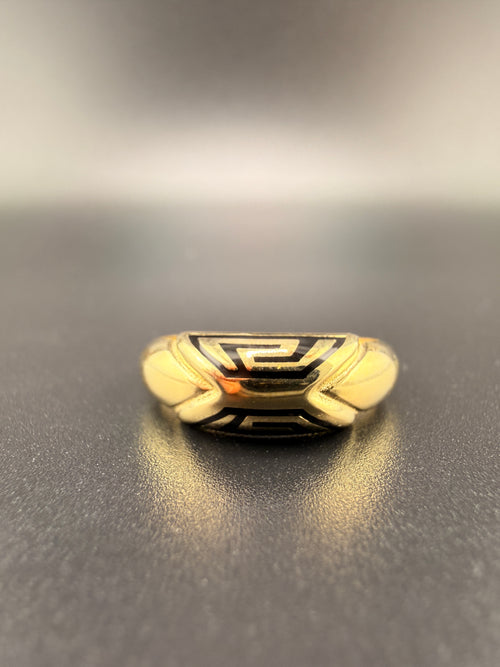 10K Gold Greek Style Women’s Ring – Size 9 | 2.8g Solid Gold Designer Ring | Wholesale Price Jewelry