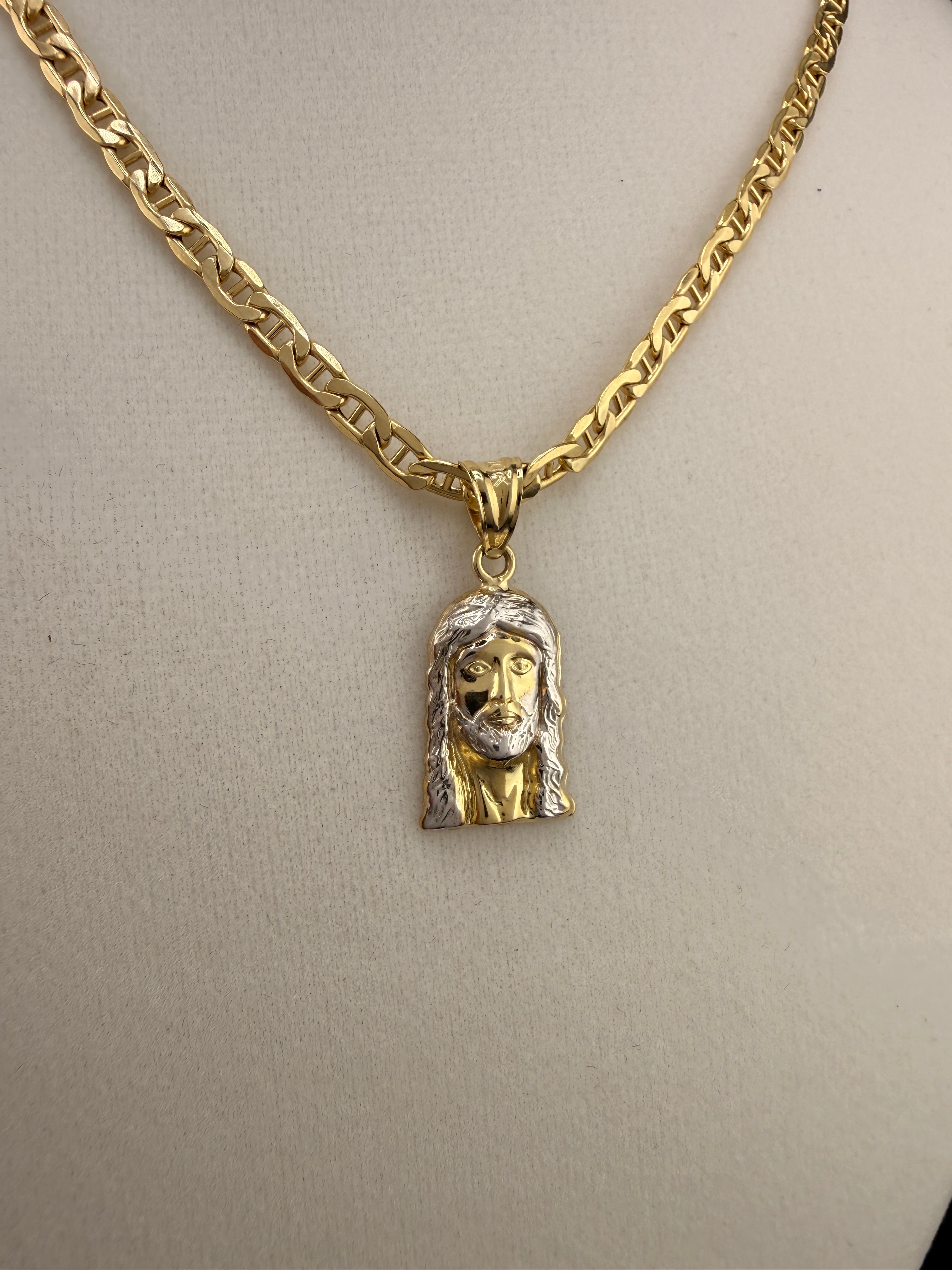 10K Gold Jesus Pendant (1.2g) – Solid Gold Religious Pendant | Wholesale Price by Jewelry Connect