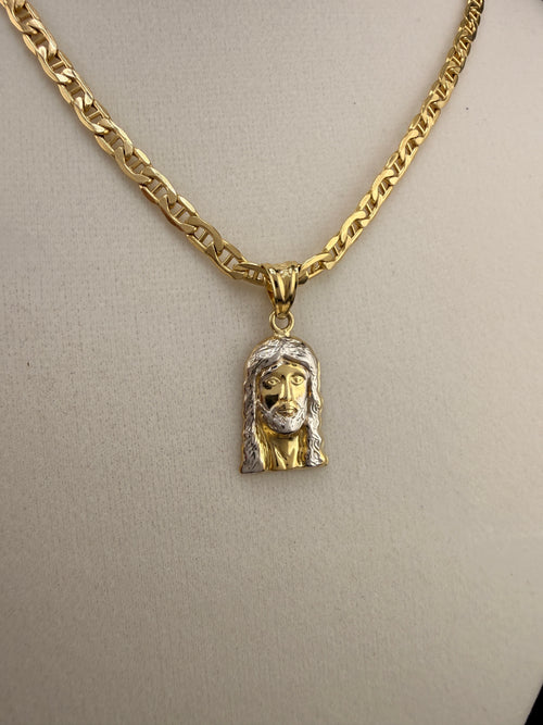 10K Gold Jesus Pendant (1.2g) – Solid Gold Religious Pendant | Wholesale Price by Jewelry Connect