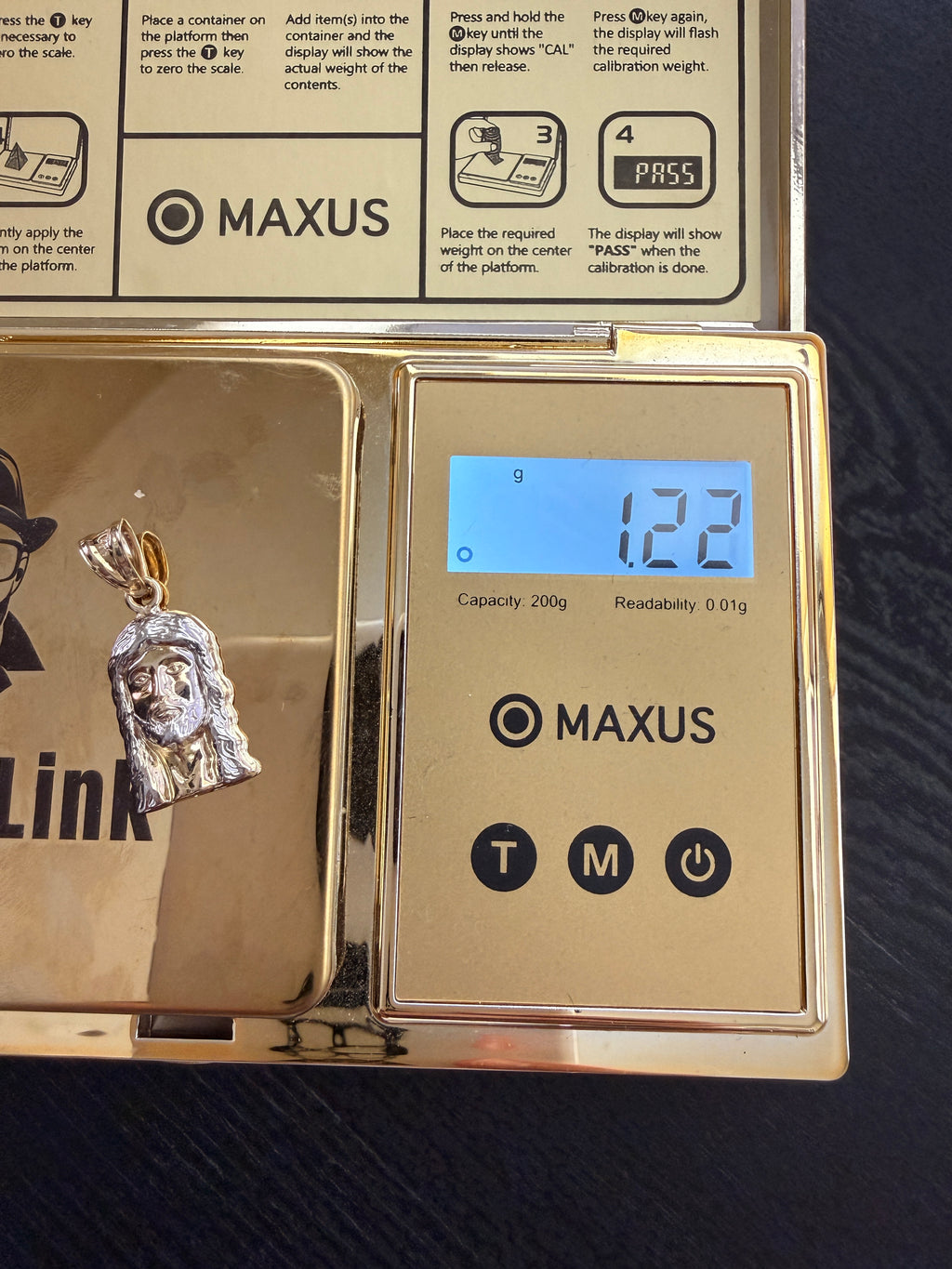 10K Gold Jesus Pendant (1.2g) – Solid Gold Religious Pendant | Wholesale Price by Jewelry Connect