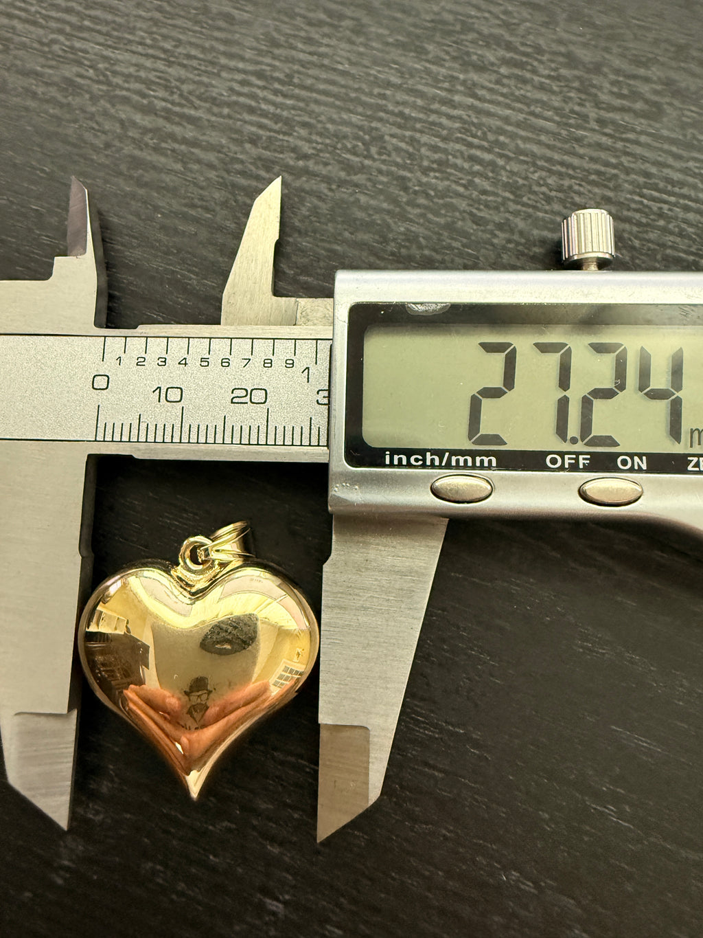 10K Solid Gold Heart Pendant – 3.7g Real Gold Love Pendant | Jewelry Connect Wholesale Price