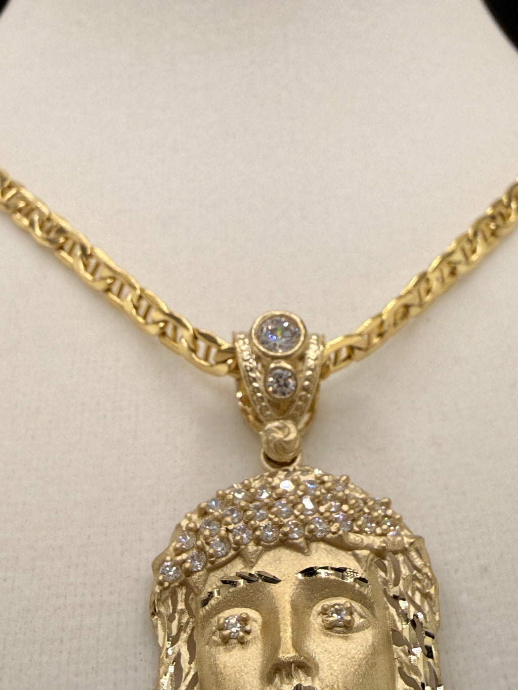 10K Gold Jesus Pendant – Solid Gold (5.4g) | Wholesale Jewelry Price