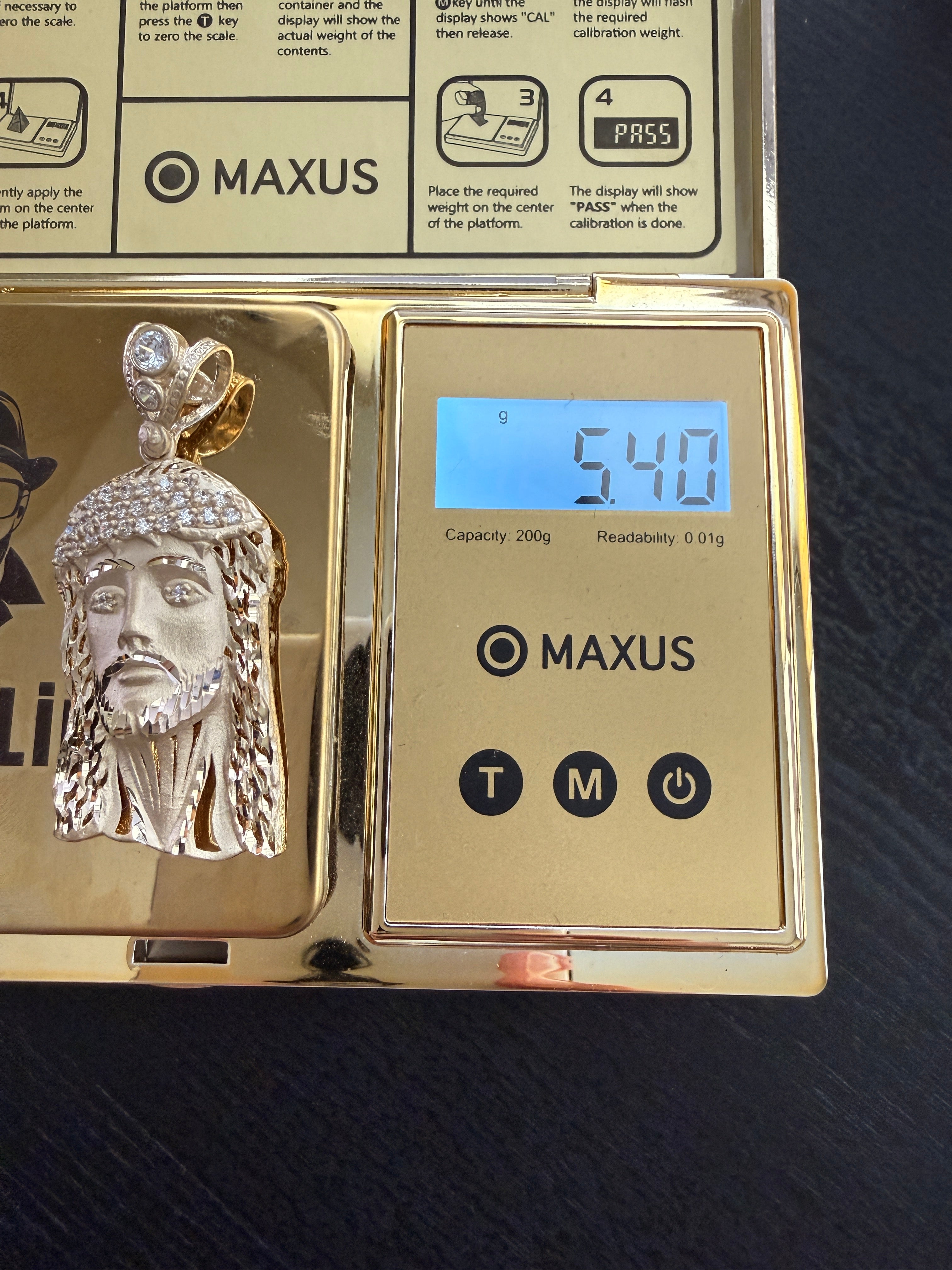 10K Gold Jesus Pendant – Solid Gold (5.4g) | Wholesale Jewelry Price