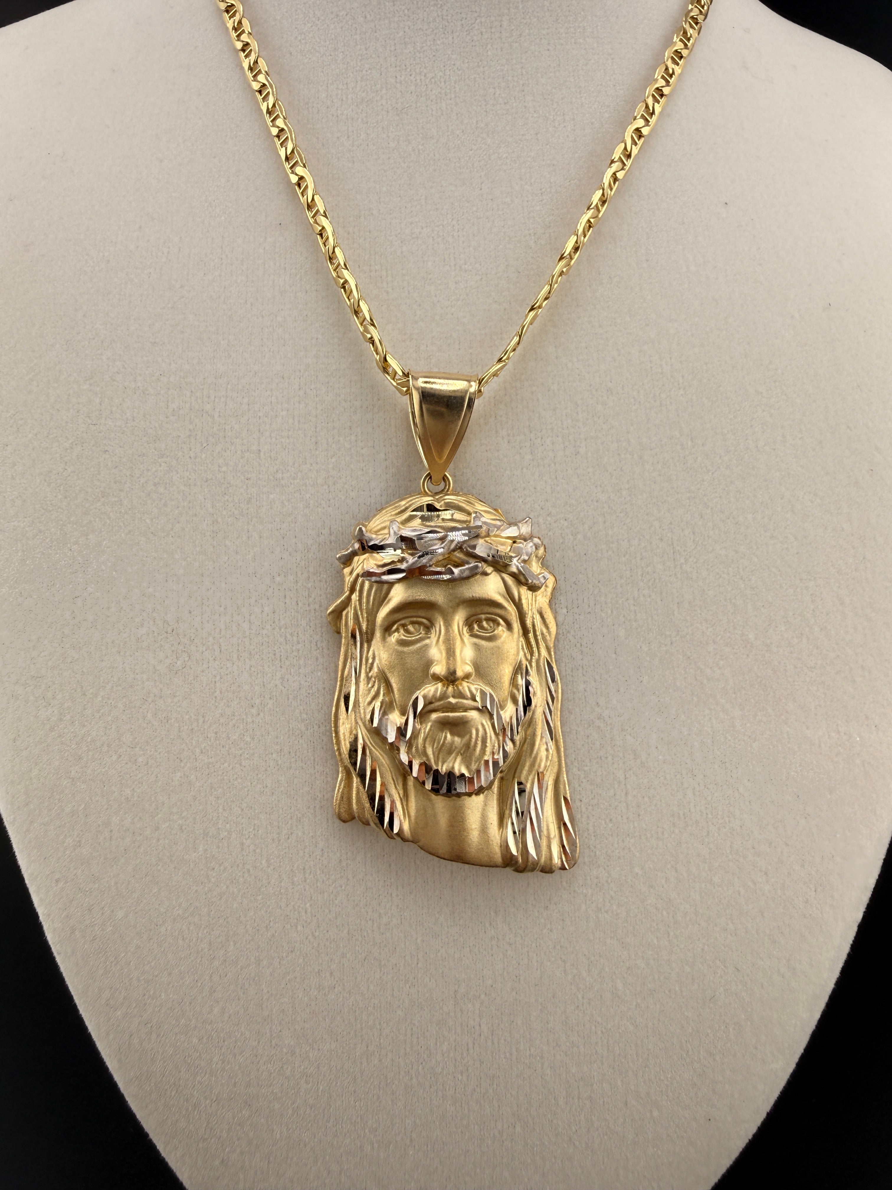 10K Gold Jesus Pendant – 10 Grams | Wholesale Price
