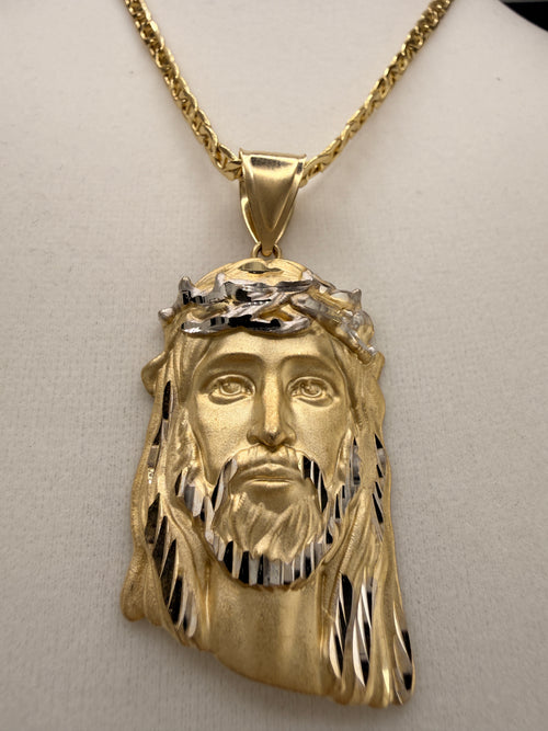 10K Gold Jesus Pendant – 10 Grams | Wholesale Price
