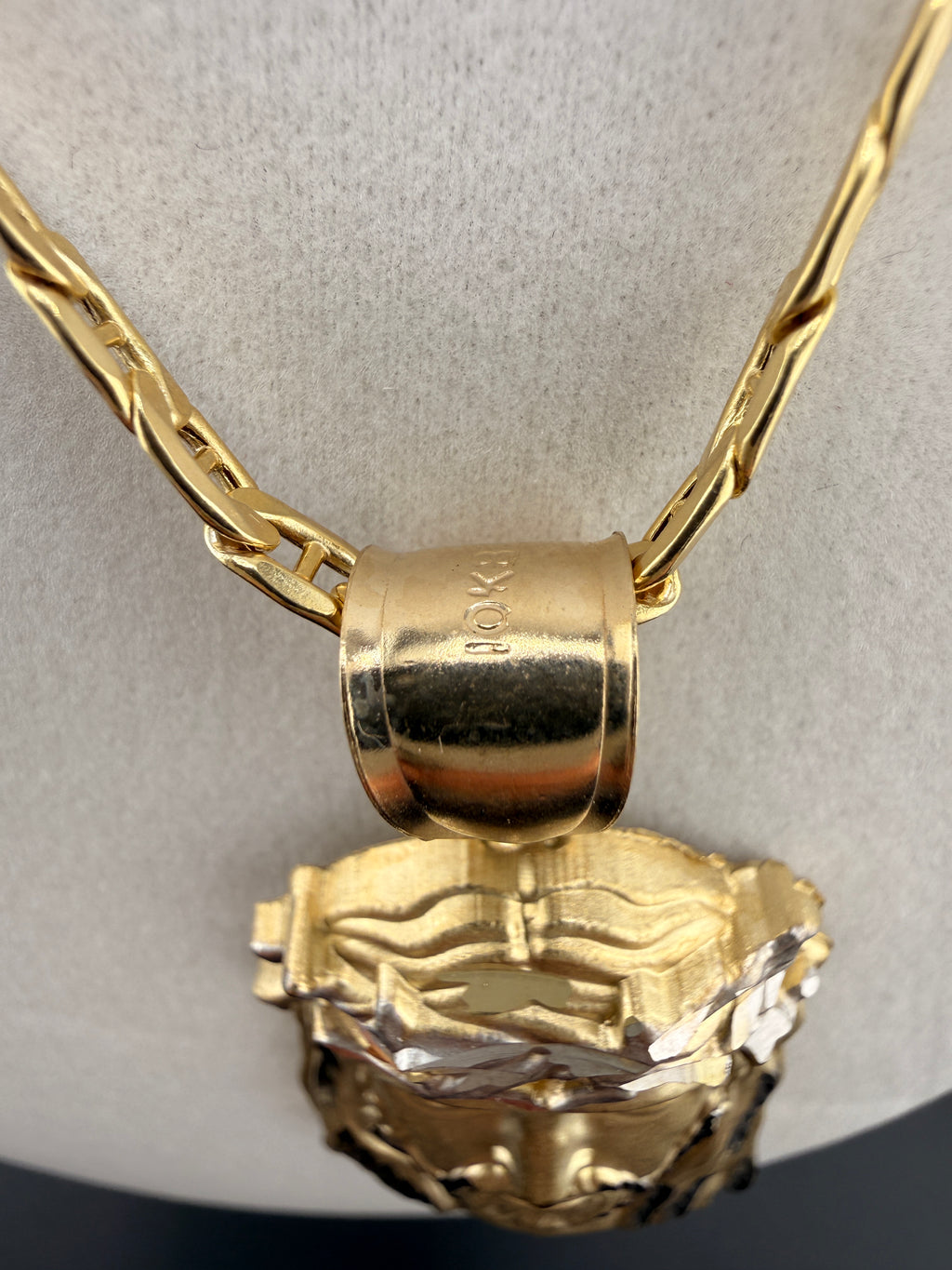 10K Gold Jesus Pendant – 10 Grams | Wholesale Price
