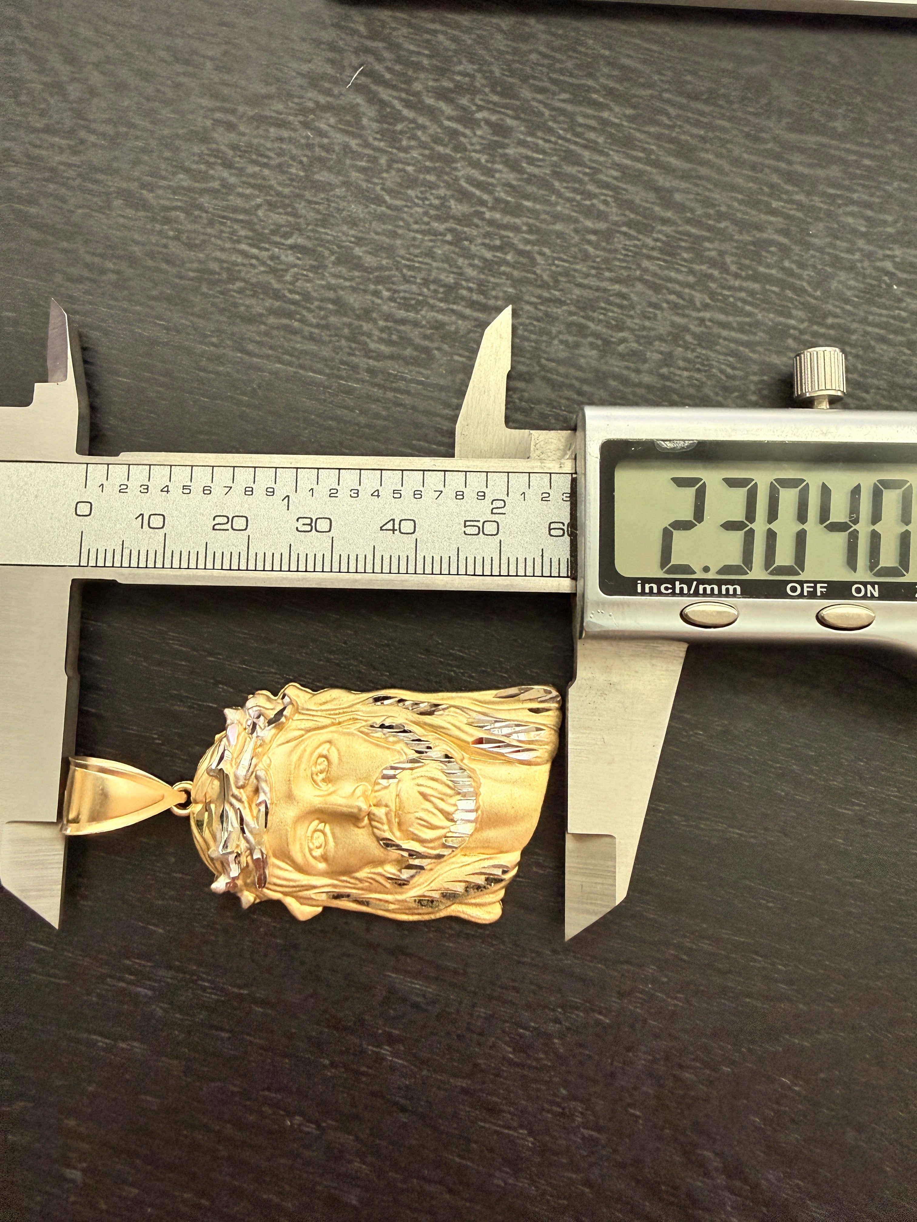 10K Gold Jesus Pendant – 10 Grams | Wholesale Price