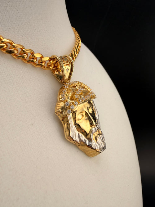 10K Gold Jesus Pendant | 7.6 Grams | Wholesale Price