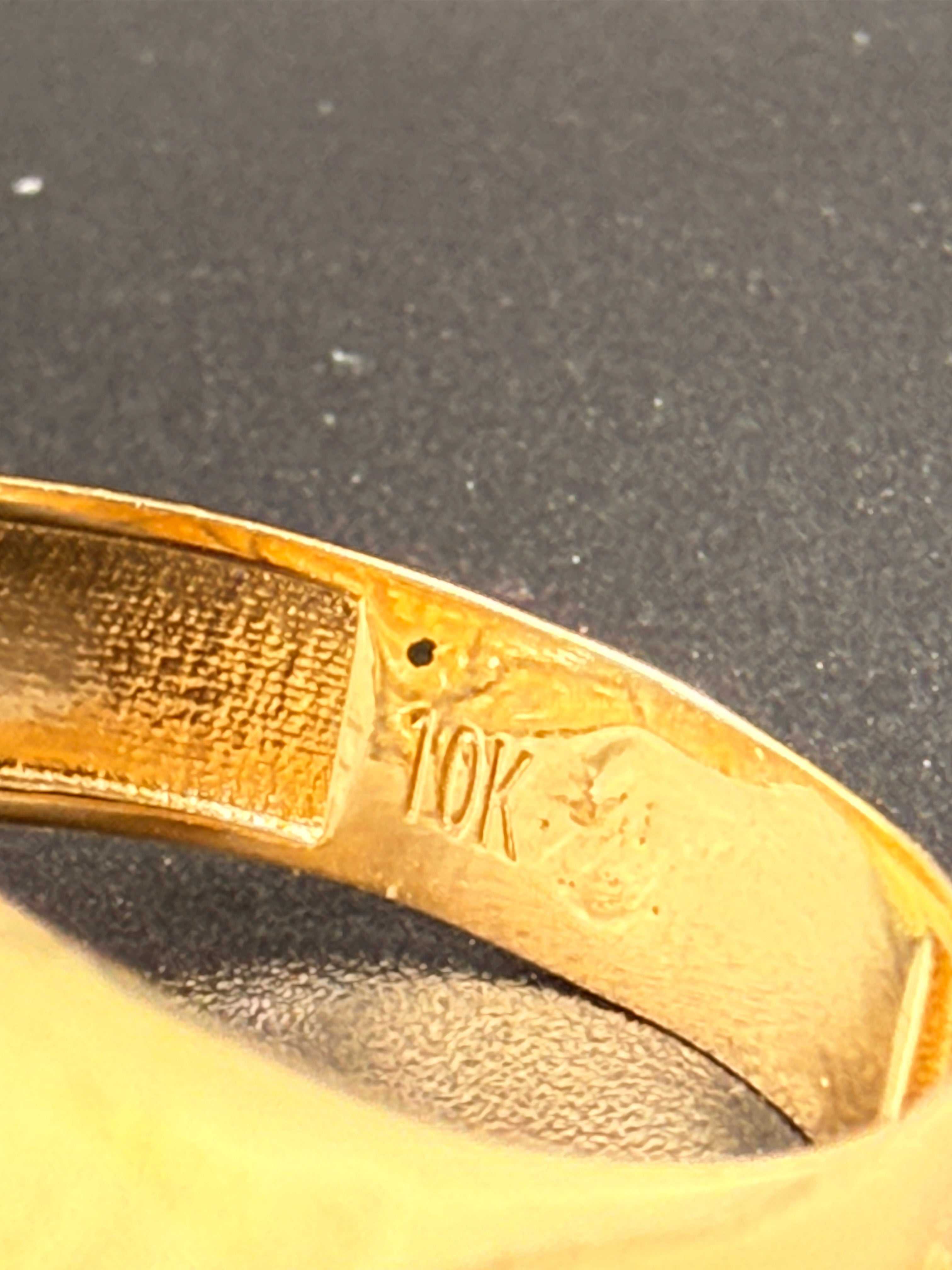 10K Gold Bitcoin Men's Ring with CZ Diamonds – 5.7g Luxury Crypto Ring Size 11