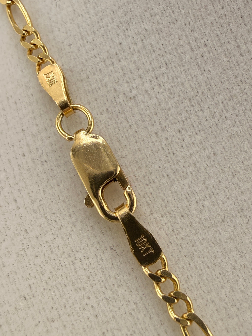 10K Solid Gold Figaro Necklace – 2.4mm 22” Italian Figaro Chain (5 Grams) | Real Gold Figaro Chain