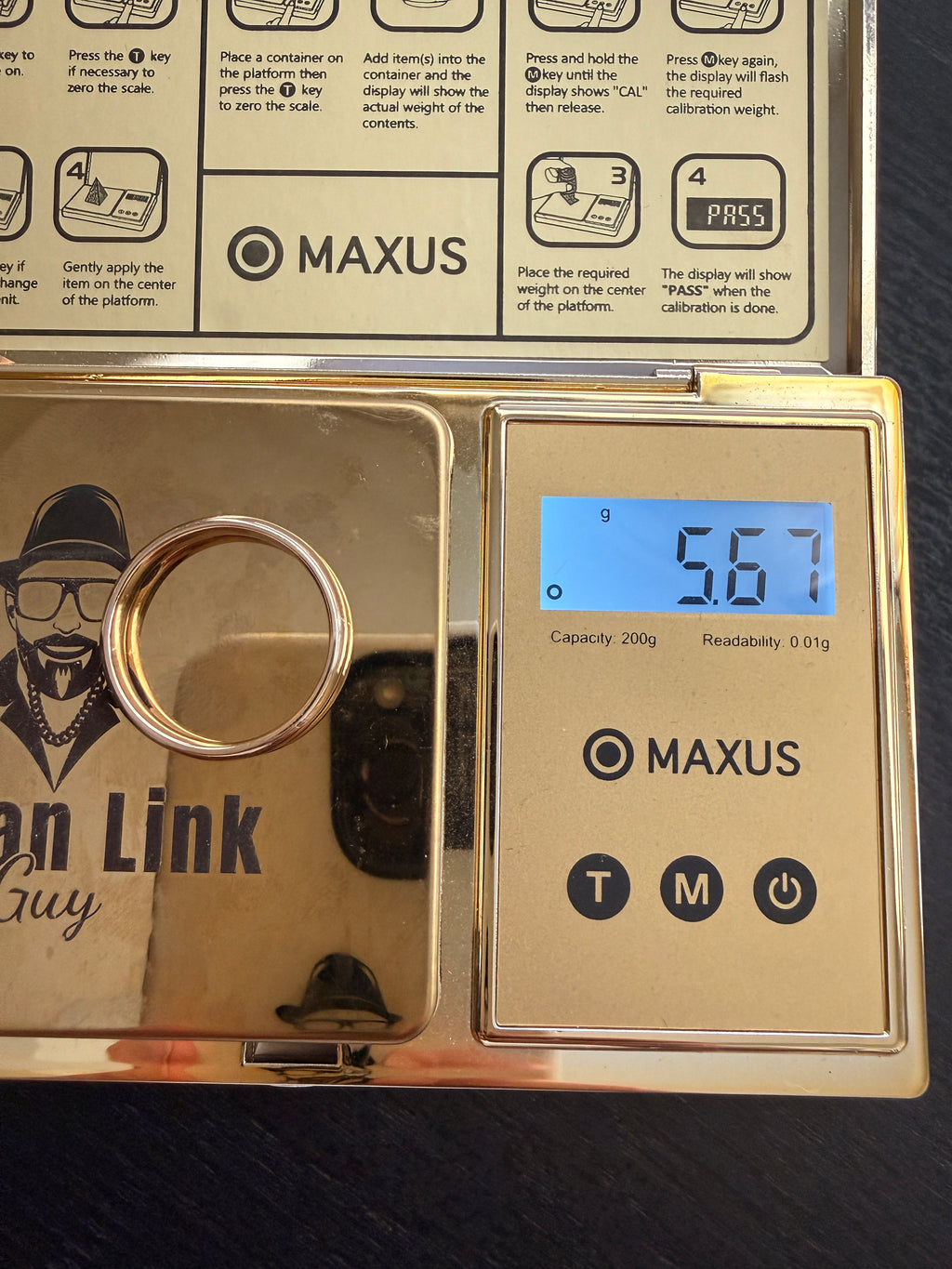 14K Solid Gold Men’s Wedding Band – 4mm Classic Plain Gold Ring (Size 11, 5.67g)