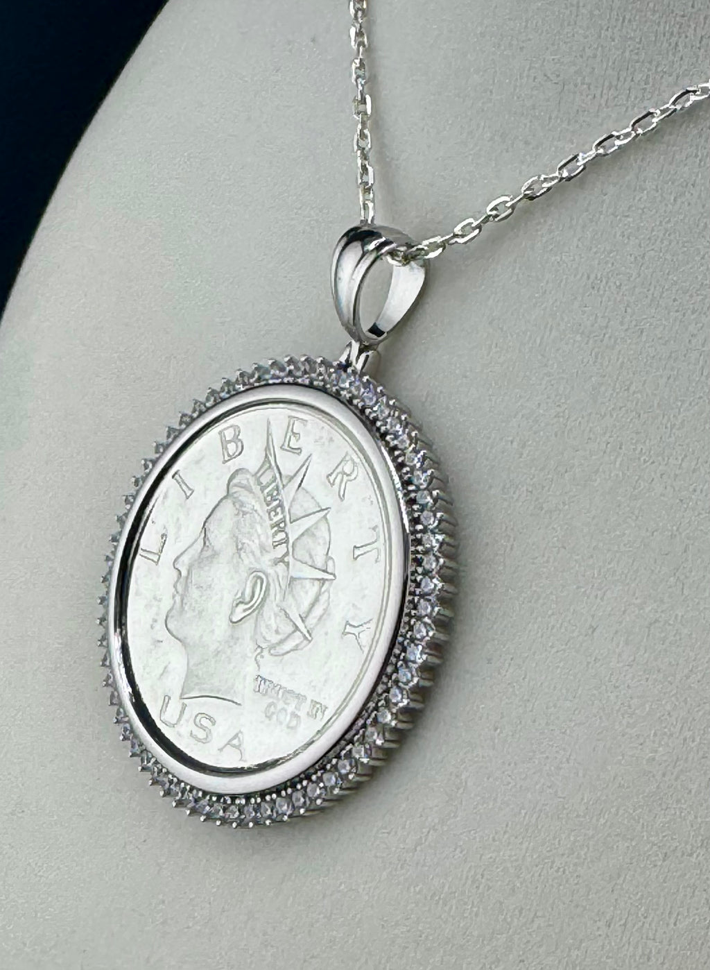 Pure Silver $10 Coin Pendant