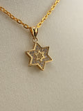 14K Gold Star Pendant