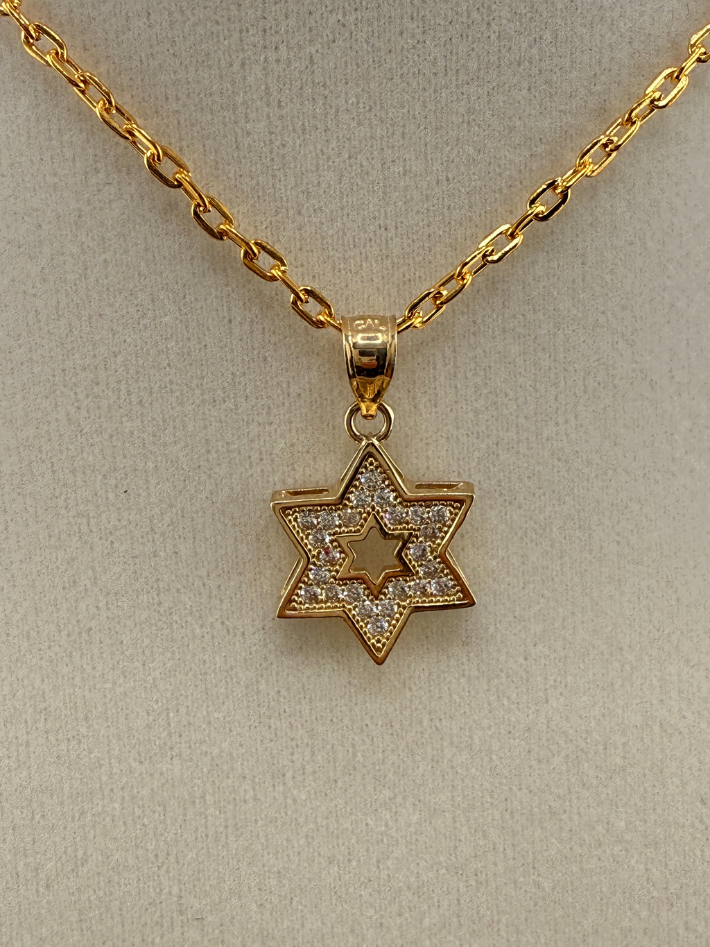 14K Gold Star Pendant