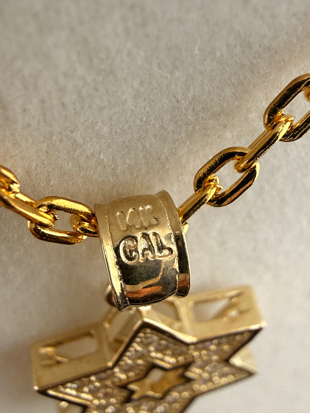 14K Gold Star Pendant