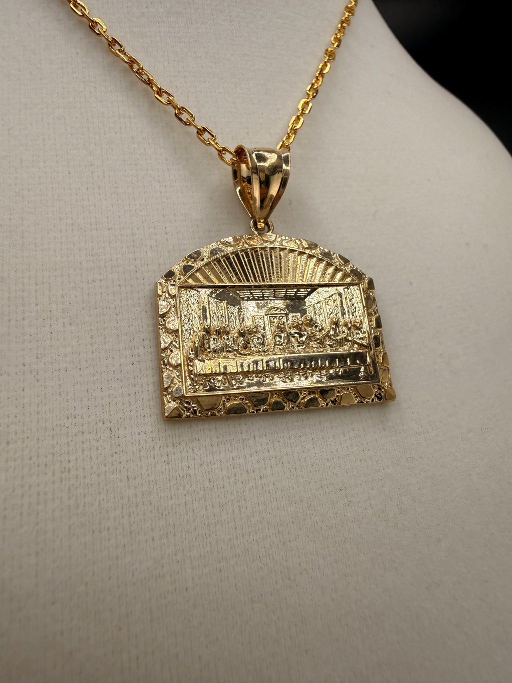 14K Gold The Last Supper Pendant