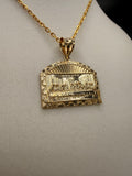 14K Gold The Last Supper Pendant